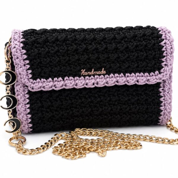 Black & Purple Bag