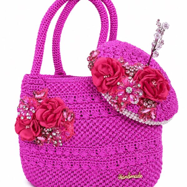 Pink Tote Bag